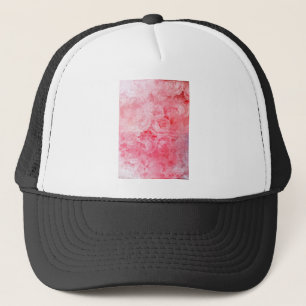 Gorra De Camionero Papel Scrapbook Textura Vintage Rosa Flor rosa