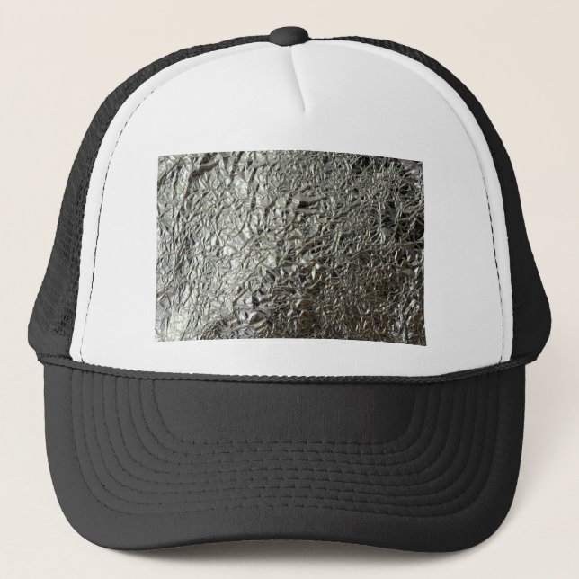 Gorra De Camionero Papel Tinfoil/Plata (Anverso)