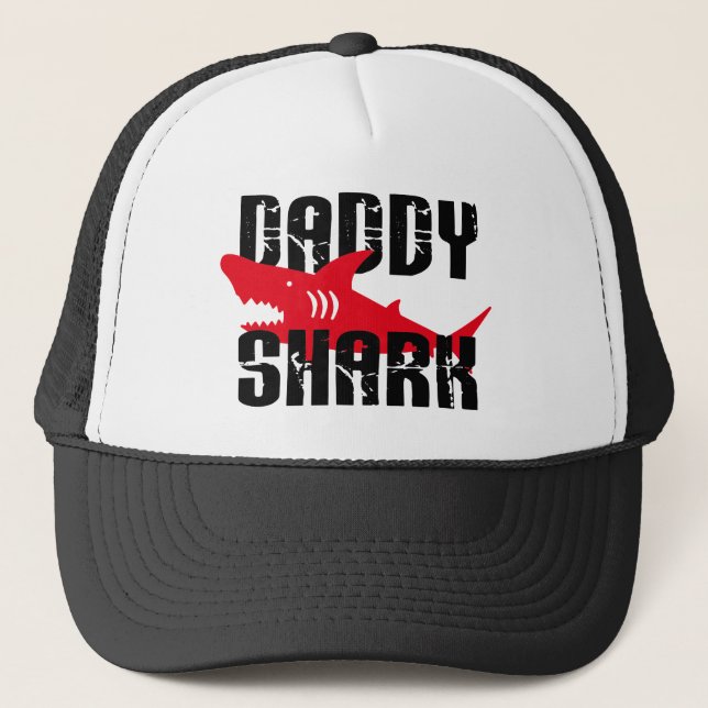 Gorra De Camionero Papi Shark Worn Graphic (Anverso)