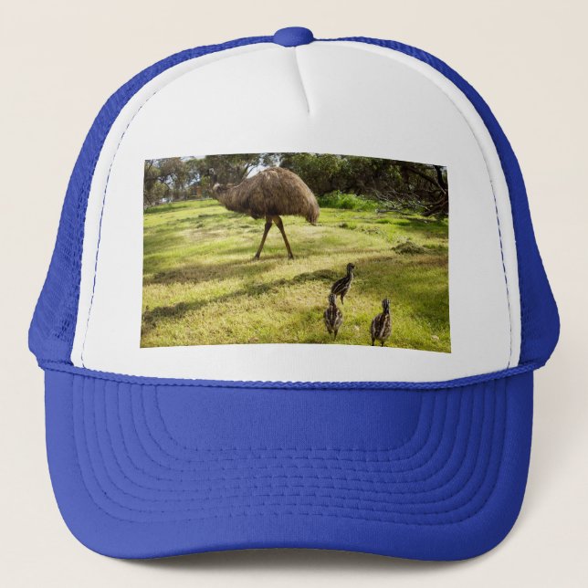 Gorra De Camionero Papi Y Baby Emus (Anverso)