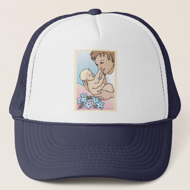 Gorra De Camionero Papi y bebé (Anverso)