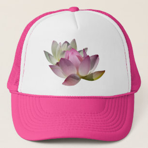 Gorra De Camionero Par de flores de loto II