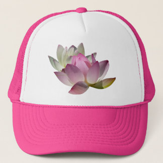 Gorra De Camionero Par de flores de loto II