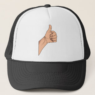Gorra De Camionero Para arriba/que hace autostop de los pulgares