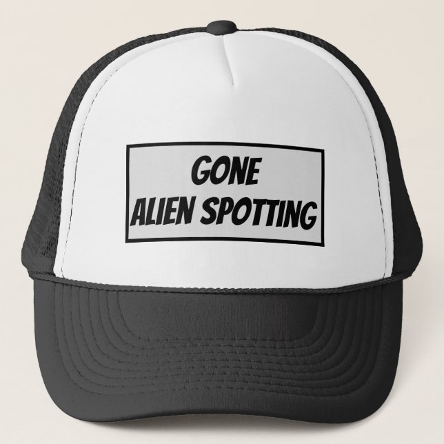 Gorra de camionero para avistamiento de alienígena (Anverso)