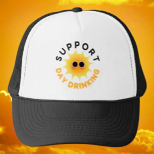 Gorra de camionero para beber al sol durante el dí