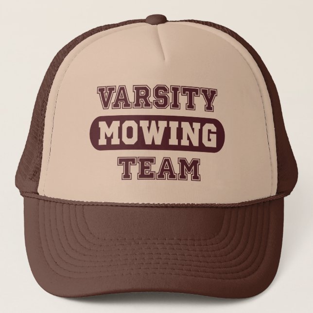 Gorra de camionero para cortar césped universitari (Anverso)