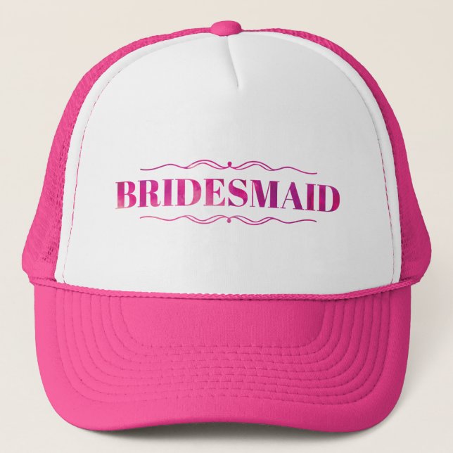 Gorra de camionero para dama de honor (Anverso)