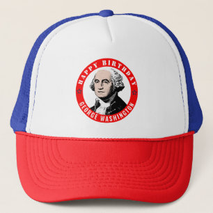 Gorra de camionero para el cumpleaños de George Wa