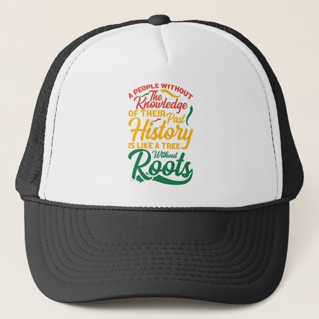 Gorra de camionero para el Mes de la Historia Negr (Anverso)