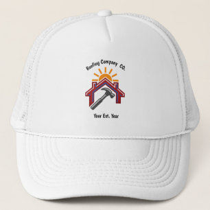 Gorra de camionero para empresa de techos personal