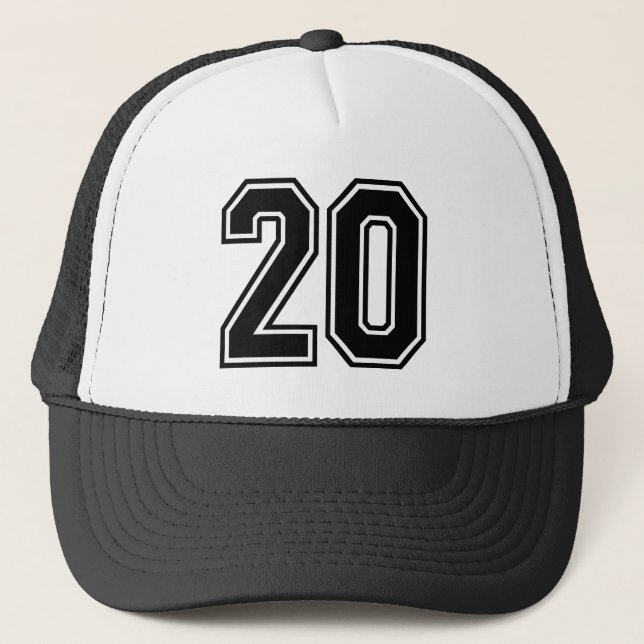 Gorra de camionero para fiesta de cumpleaños númer (Anverso)