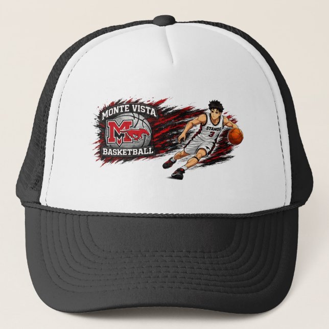 Gorra de camionero para jugador de baloncesto de M (Anverso)