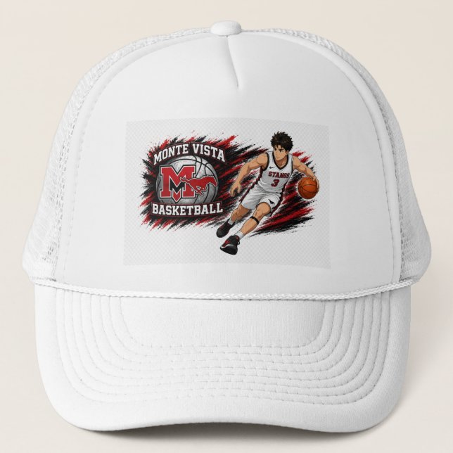 Gorra de camionero para jugador de baloncesto de M (Anverso)