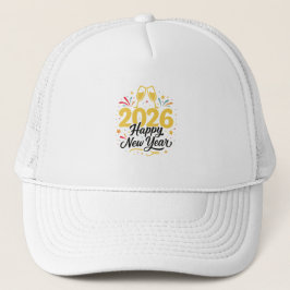 Gorra de camionero para la celebración de Feliz Añ