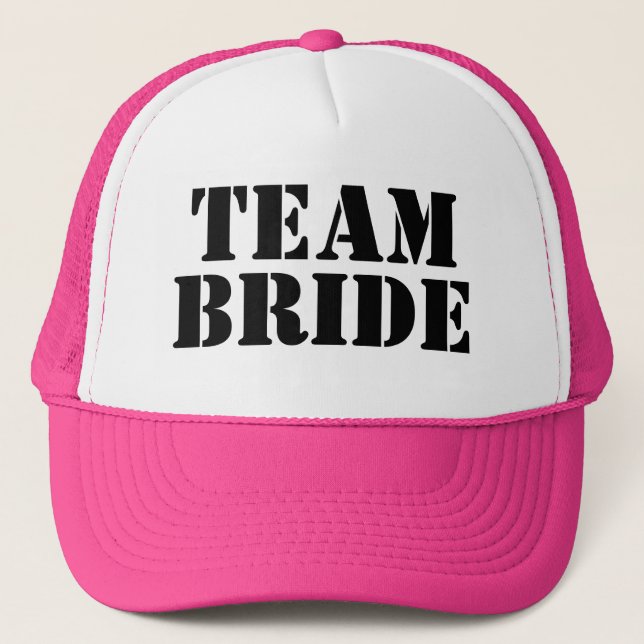 Gorra de camionero para la equipo de la novia (Anverso)