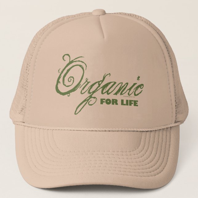 Gorra De Camionero Para la vida, orgánico (Anverso)