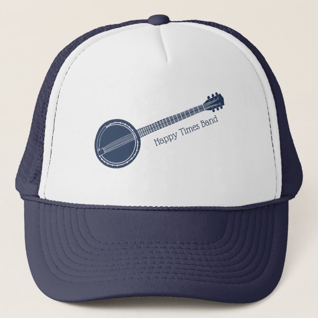 Gorra De Camionero Para los jugadores de banjo Mensaje de Personaliza (Anverso)