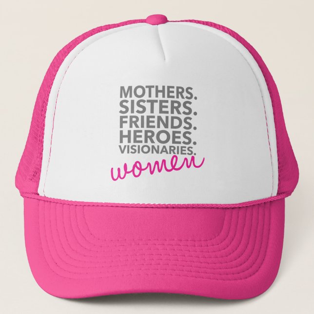 Gorra de camionero para mujeres empoderadas (Anverso)