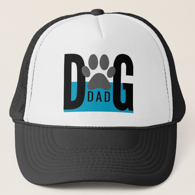 Gorra de camionero para papá de perro (Anverso)