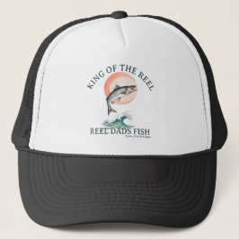 Gorra de camionero para pesca de salmón con carret