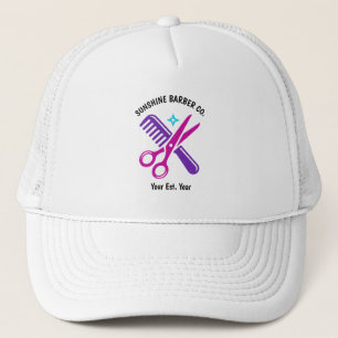 Gorra de camionero para salón de barbería personal