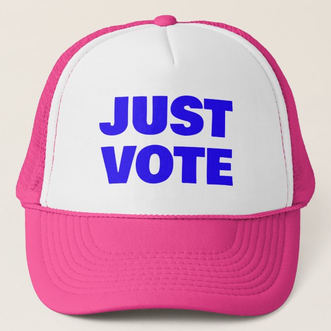 Gorra de camionero para votar (Anverso)
