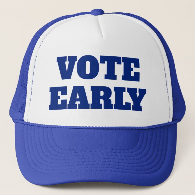 Gorra de camionero para votar temprano (Anverso)
