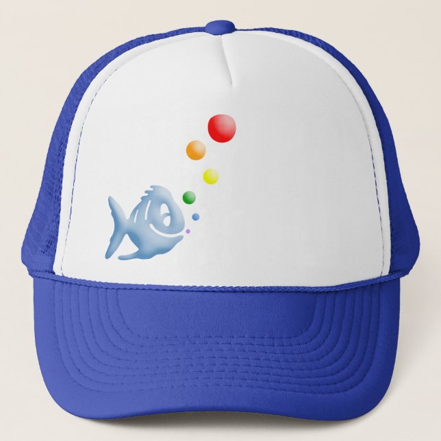 Gorra De Camionero parachoques de arco iris (Anverso)