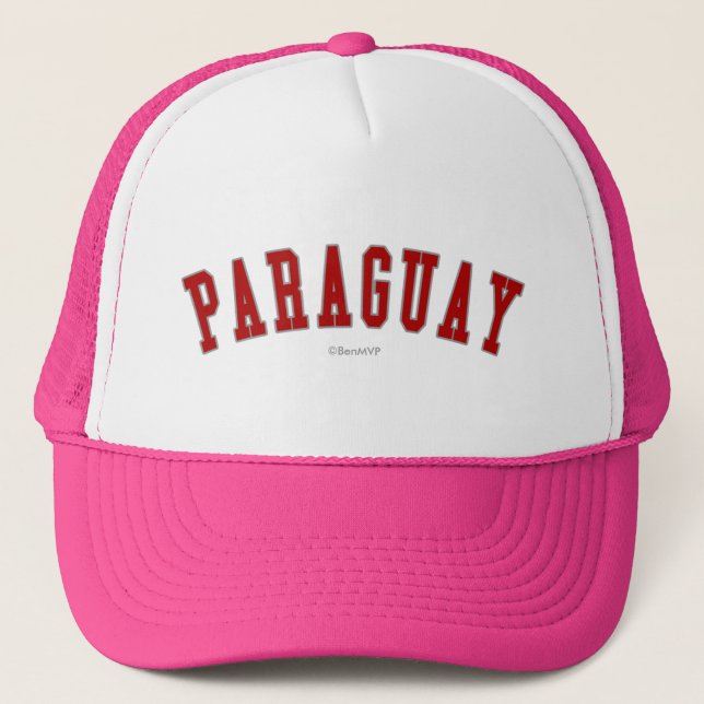 Gorra De Camionero Paraguay (Anverso)