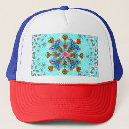 Gorra De Camionero Paraíso hawaiano dos veces
