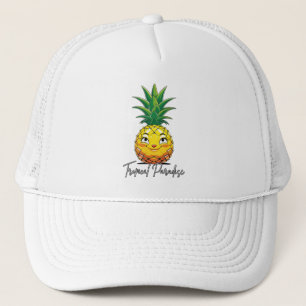 Gorra De Camionero Paraíso tropical de piña