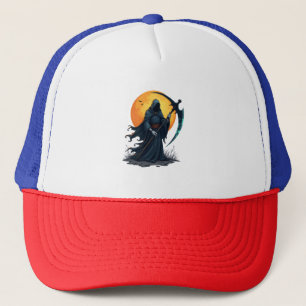 Gorra De Camionero Parca con Scythe - Aterradora camiseta de Hallowee