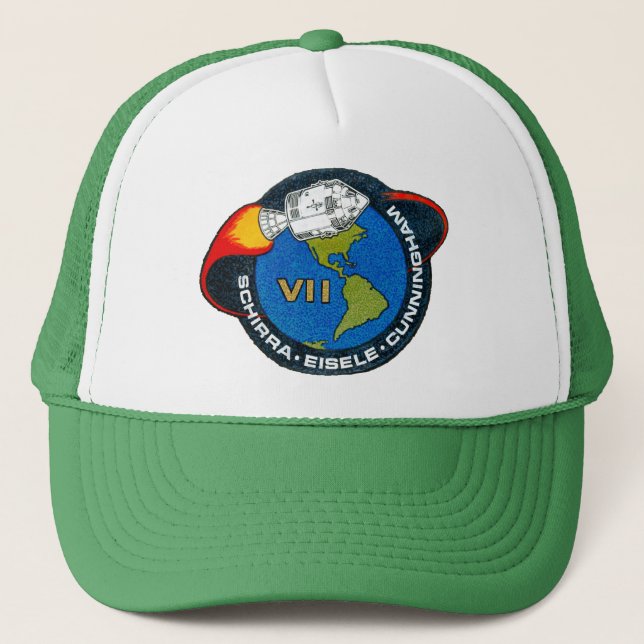 Gorra De Camionero Parche Apollo 7 (Anverso)