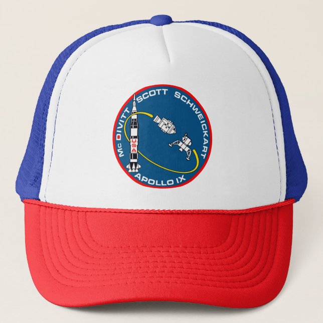 Gorra De Camionero Parche Apolo 9 (Anverso)