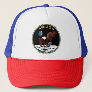 Gorra De Camionero Parche de Misión Apollo 11