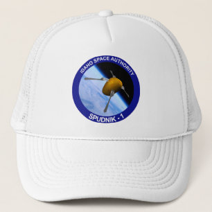 Gorra De Camionero Parche de misión de satélite Idaho Spudnik