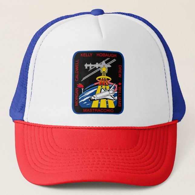 Gorra De Camionero Parche de misión STS-118 (Anverso)