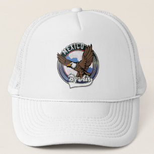 Gorra De Camionero Parche de viaje en avión a México.