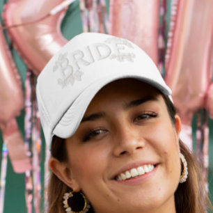 Gorra De Camionero Parche falso de Bride Embroidered