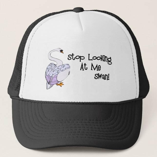 Gorra De Camionero Pare el mirar de mí cisne (Anverso)