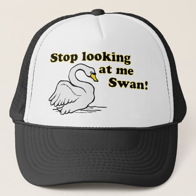 Gorra De Camionero Pare el mirar de mí cisne (Anverso)