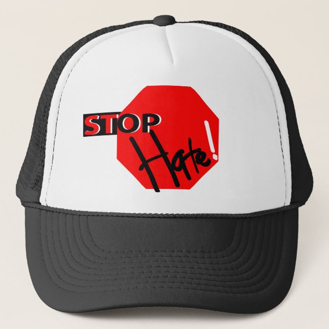 GORRA DE CAMIONERO PARE EL ODIO. SEPARE EL AMOR (Anverso)