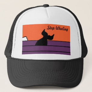 Gorra De Camionero Pare la caza de ballenas