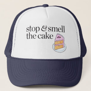 Gorra De Camionero Pare y huela la torta