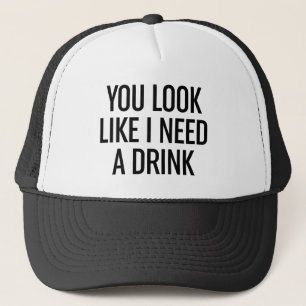 Gorra De Camionero Parece Que Necesito Una Bebida