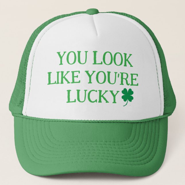 Gorra De Camionero PARECES QUE ERES LUCKY Trucker hat (Anverso)