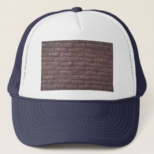 Gorra De Camionero Pared de ladrillo roja ilustrativa