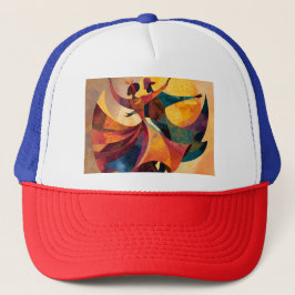 Gorra De Camionero Pareja Africana Bailando — Cultura Vibrante