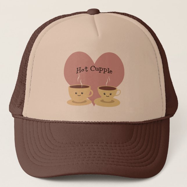 Gorra De Camionero ¡Pareja Caliente! (Anverso)